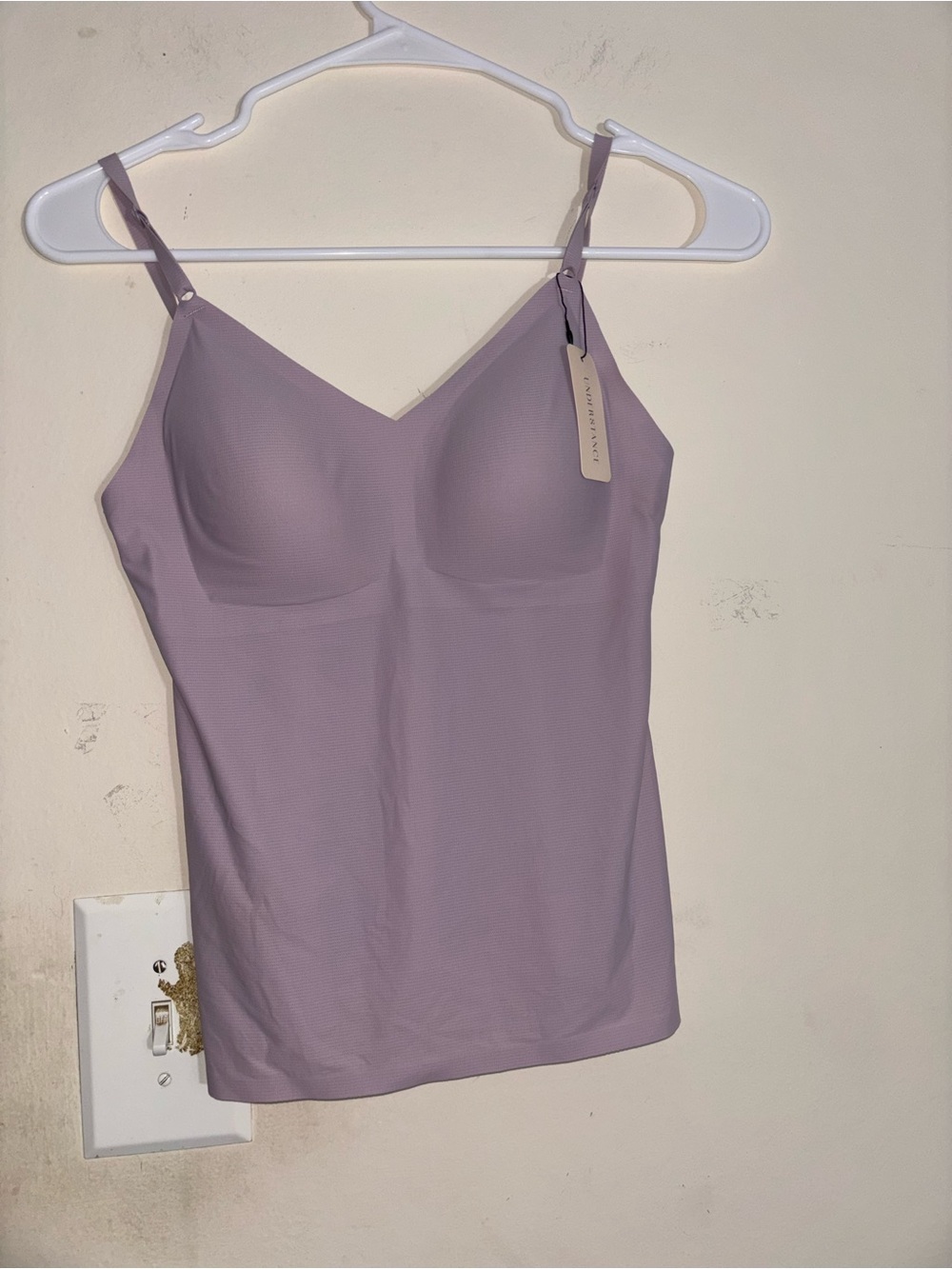 Understance Bonded U-Back Cami‎ Camisole Tank Top - Lavender Size M